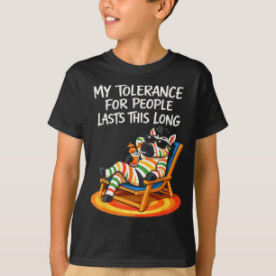 Toleranz gegenüber Menschen hält so lange lustiger T-Shirt