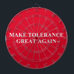 Toleranz wieder groß machen dartscheibe<br><div class="desc">Wenn wir uns zusammenschließen,  können wir es schaffen!!</div>