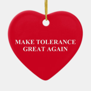 Toleranz wieder groß machen keramik ornament