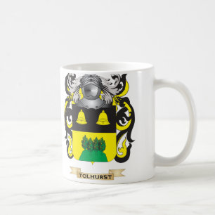 Tolhurst Familienwappen (Wappen) Tasse