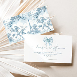 Tolie Blue French bow Diaper Gewinnspiel Begleitkarte