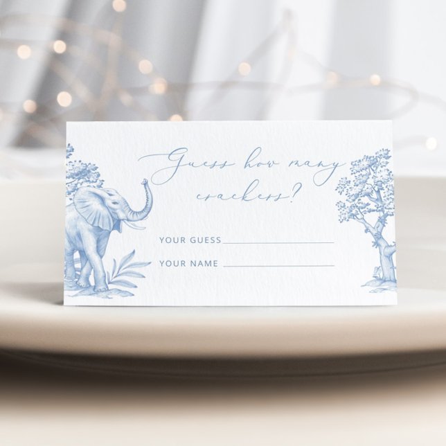 Tolie de jouy Safari Wie viele Cracker Begleitkarte (Von Creator hochgeladen)