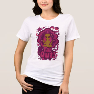 Toll! Außerirdische psychedelische Meditation – Re Tri-Blend Shirt