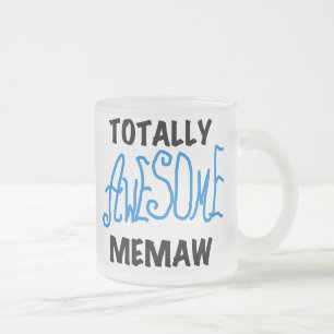 Toll Awesome Memaw blaue T-Shirts und Geschenke Mattglastasse