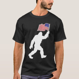 Toll BIGFOOT 4. Juli Sasquatch Unabhängigkeitstag T-Shirt