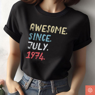 Toll seit 1974, 50. Geburtstag personalisiert T-Shirt