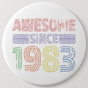 Toll seit 1983 Vintage-Knopf Button