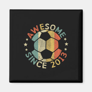 Toll seit 2013 13. Geburtstag 13 Jahre alte Fußbal Magnet