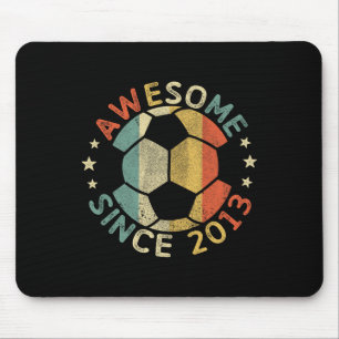 Toll seit 2013 13. Geburtstag 13 Jahre alte Fußbal Mousepad