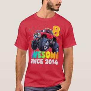 Toll seit 2014 8. Geburtstag Jungen Monster Truck T-Shirt