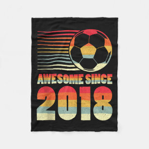 Toll seit 2018 Fußball 8. Geburtstag Tank Top  Fleecedecke