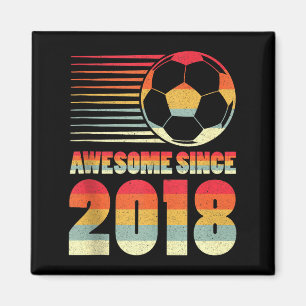 Toll seit 2018 Fußball 8. Geburtstag Tank Top  Magnet