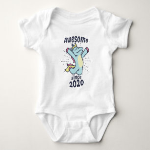 Toll seit 2020 - Kinder Geburtstag Einhorn Baby Strampler