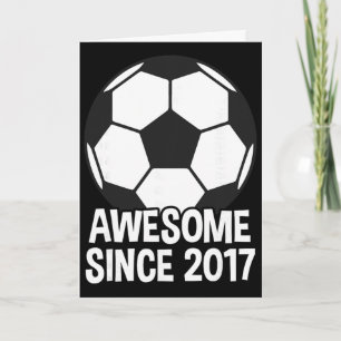 Toll seit dem 9. Geburtstag 9 Jahre alte Fußballsp Karte