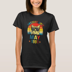 Toll seit Mai 1991 31. Geburtstag Katze T-Shirt