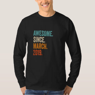 Toll seit März 2019 4. Geburtstag T-Shirt