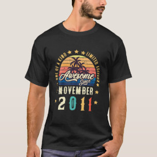 Toll seit November 2011 Vintage 10. Geburtstag T-Shirt