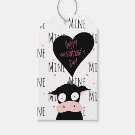 Toll süße „Only Moooooo!“ Kuh-Wortspiel Geschenkanhänger