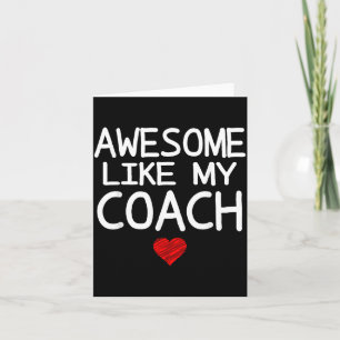 Toll wie mein Coach-Herz-Grafik für Valentinstag Karte