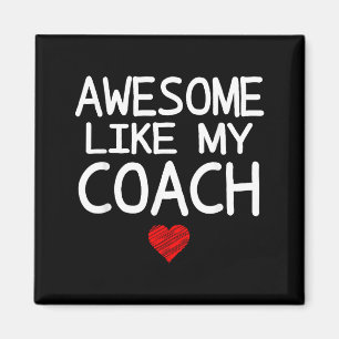 Toll wie mein Coach-Herz-Grafik für Valentinstag Magnet
