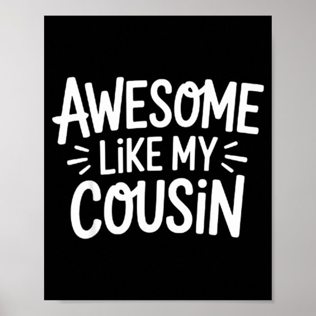 Toll wie mein Cousin  Poster (Vorne)