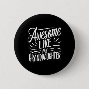 Toll wie meine Enkelin Geschenke Männer Lustiger V Button