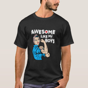 Toll wie meine Jungs, lustige Mutter T-Shirt