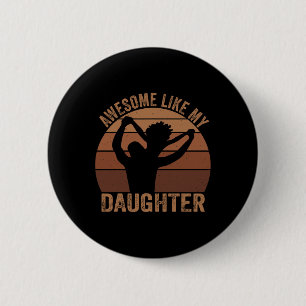 Toll wie meine Tochter Juneteenth Schwarzes Melani Button