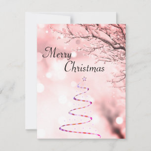 Toll, Wunderschöne, Schöne, Funkelnde Weihnachtska Feiertagskarte