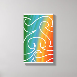 Tolle abstrakte Kunst von RRW 2026 #2 Leinwanddruck