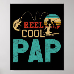 Tolle Angel-Papa Angel-Fisch Vater-Tag Geschenk fü Poster