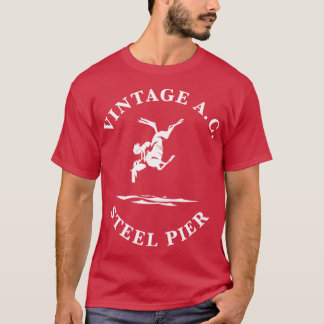Tolle Atlc Stadt Erinnerungen VINTAGE AC STAHL PIE T-Shirt