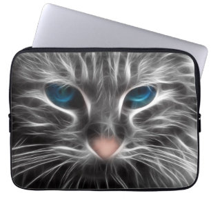 Tolle Blaue Katzenaugen Laptopschutzhülle