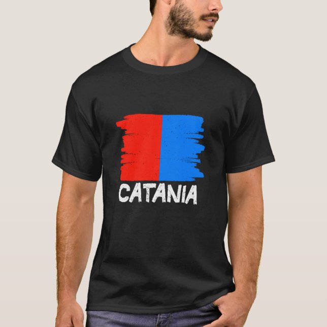 Tolle Catania-Flagge T-Shirt (Vorderseite)