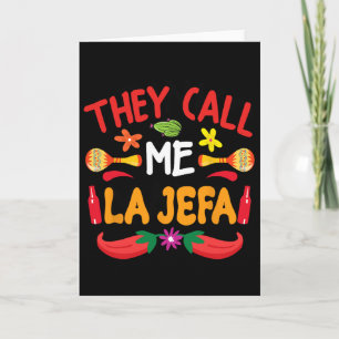 Tolle Cinco De Mayo Muttertag Sie nennen mich La J Karte