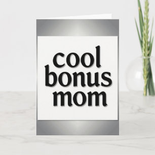 Tolle Coole Bonus-Mama-Stiefmutter-Karte Karte