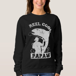 Tolle coole lustige Vatertag Angel Papaw für Papa Sweatshirt