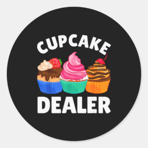 Tolle Cupcake-Kostüm für Männer Frauen Backen Cupc Runder Aufkleber