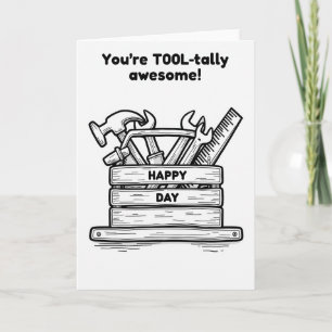 Tolle Dad-Tools Vatertagskarte Karte