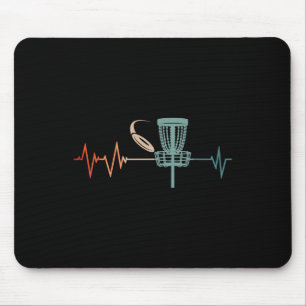 Tolle Disc-Golf-Heartbeat-Geschenk-Frisbee Mousepad