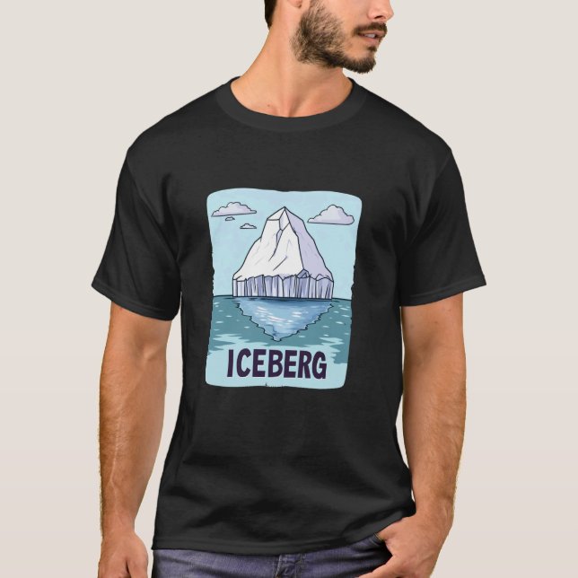 Tolle Eisberg-Träume am Horizont T-Shirt (Vorderseite)