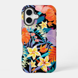 Tolle exotische Blumen iPhone 16 Hülle