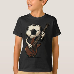 Tolle Fußballspiele mit Gitarre für einen coolen R T-Shirt