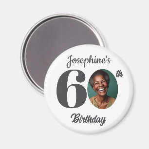 Tolle Geschenkidee zum 60. Geburtstag mit Foto Magnet