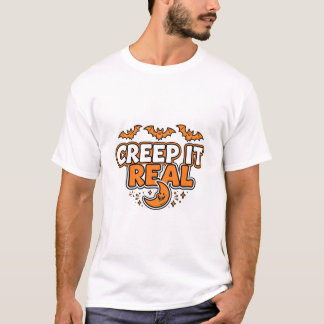 Tolle Halloween T-Shirt 'Creep It Real Funny'