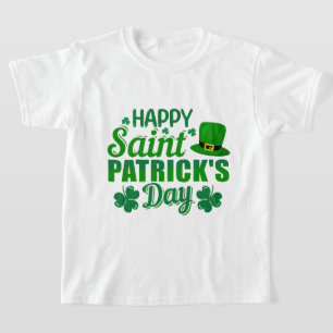 Tolle Happy Saint Patrick's Day Wortkunst Unisex-K T-Shirt
