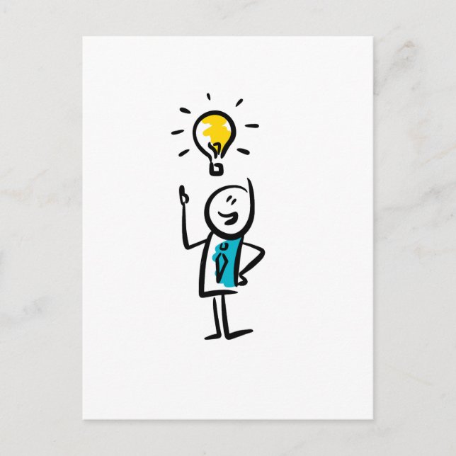 Tolle Idee! Postkarte (Vorderseite)