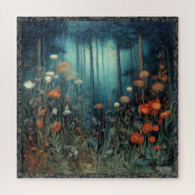 TOLLE ILLUSTRATION BLUMEN UND WÄLDER PUZZLE (Vertikal)