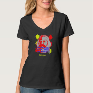 Tolle Karl-Marx-Zitat-Spruch über Kommunismus-Mütz T-Shirt
