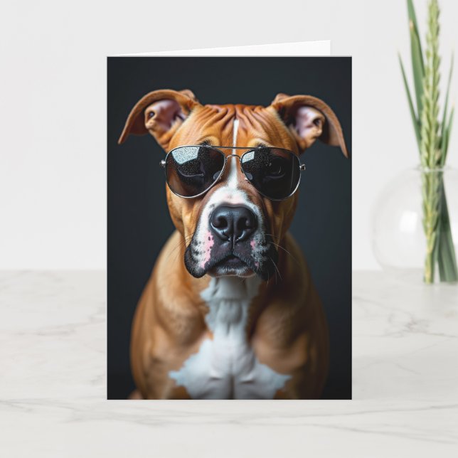 Tolle Karte für den Hundepapi-Tages (Vorderseite)
